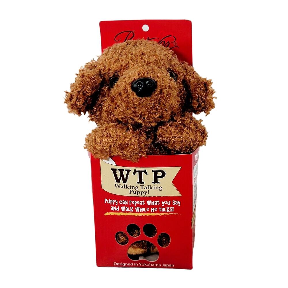 Poodle Dog Plush Walking Talking Puppy Best Ever Japan Walks Repeats Your Words